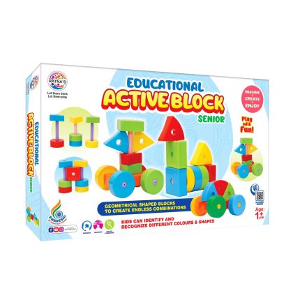 Active Block Educational Toy for Toddlers – Brain Boosting Puzzle