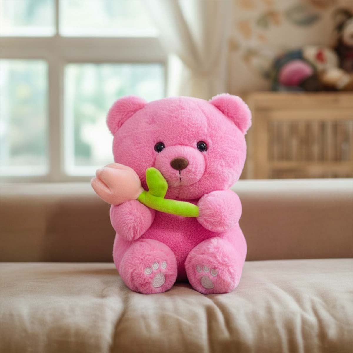 CUTE ROSE TEDDY