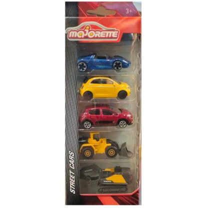 CARS & CONSTRUCTION VEHICLES 5 PCS SET