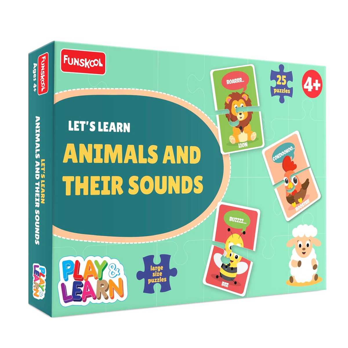ANIMALS AND THEIR SOUNDS PUZZLE