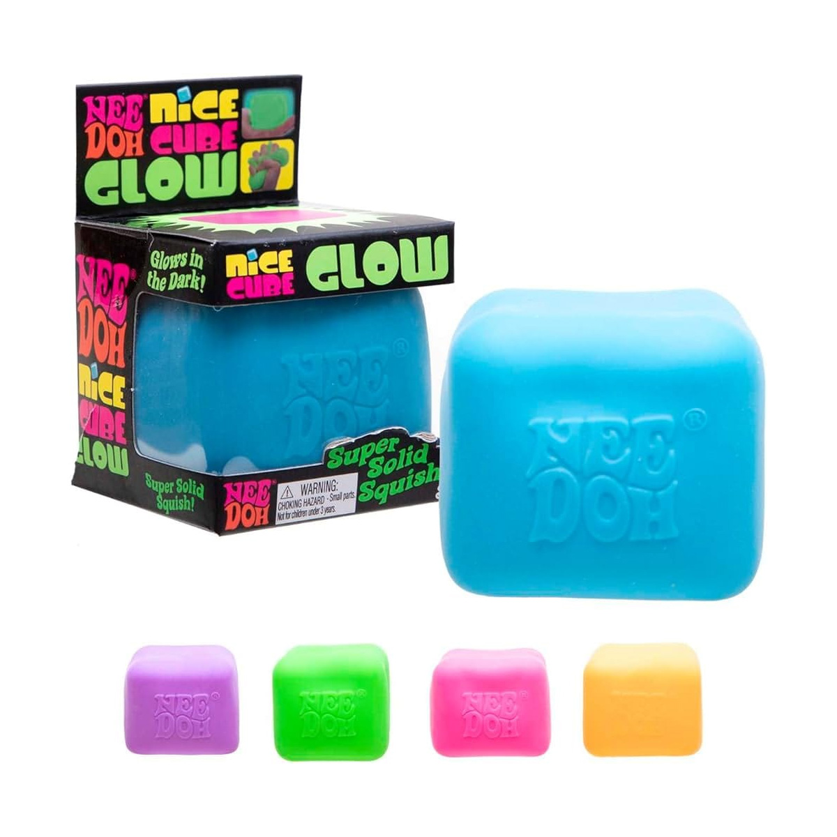 Nee Doh Nice Cube Glow