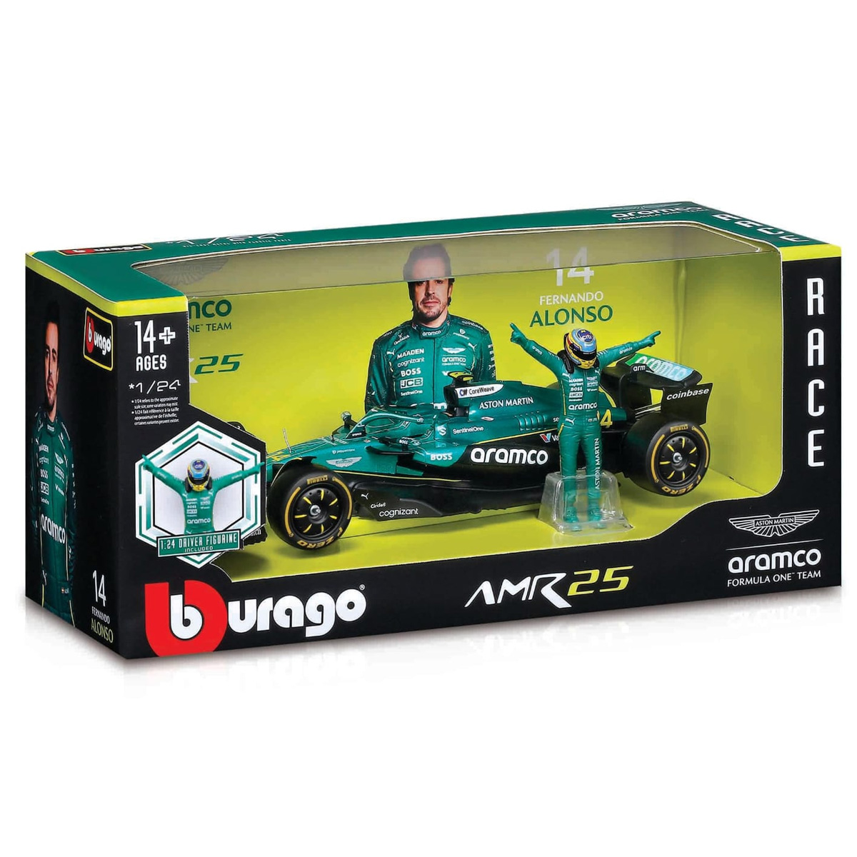 Aston Martin Aramco F1 AMR25 1:24 Scale
