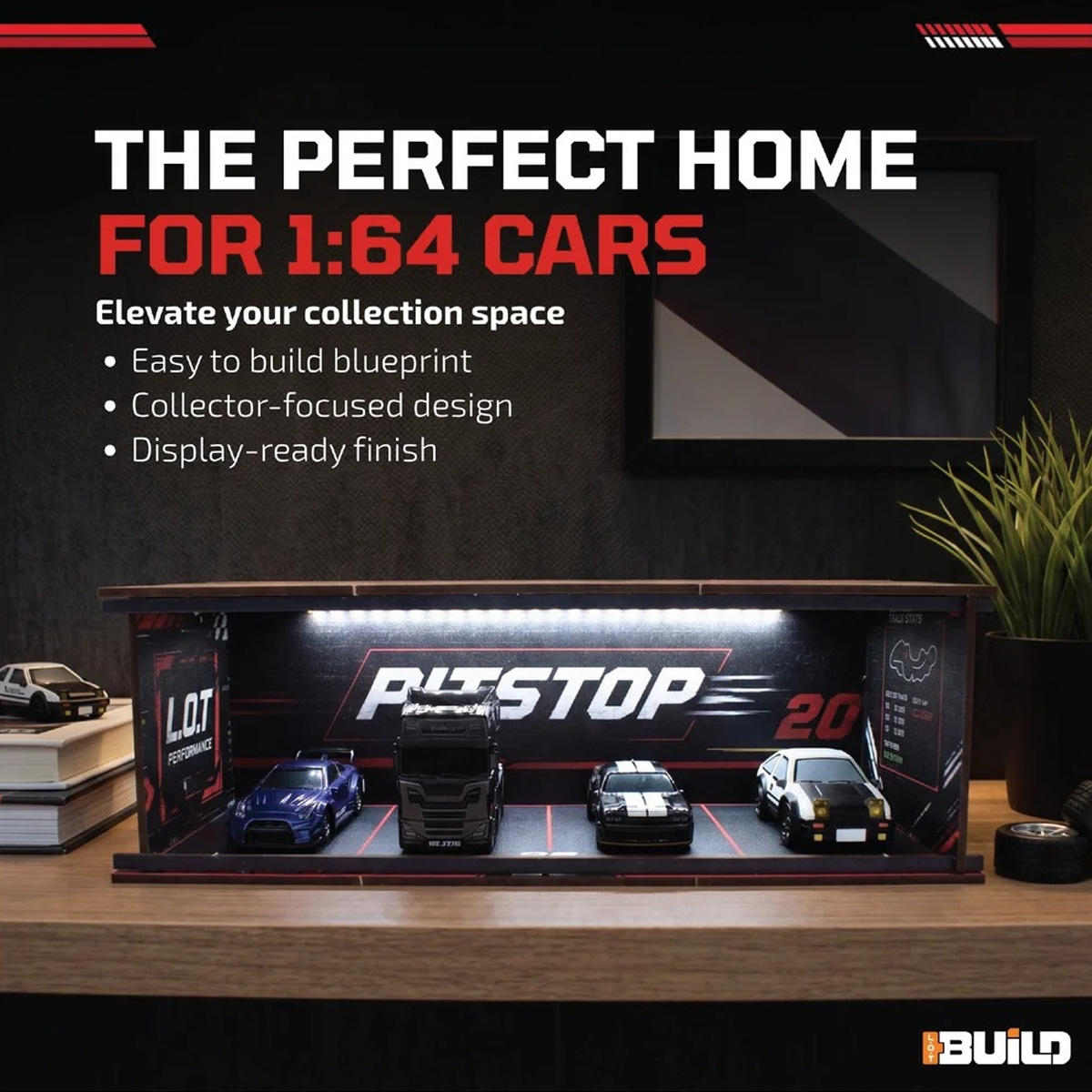 Diecast car display garage - Image 3