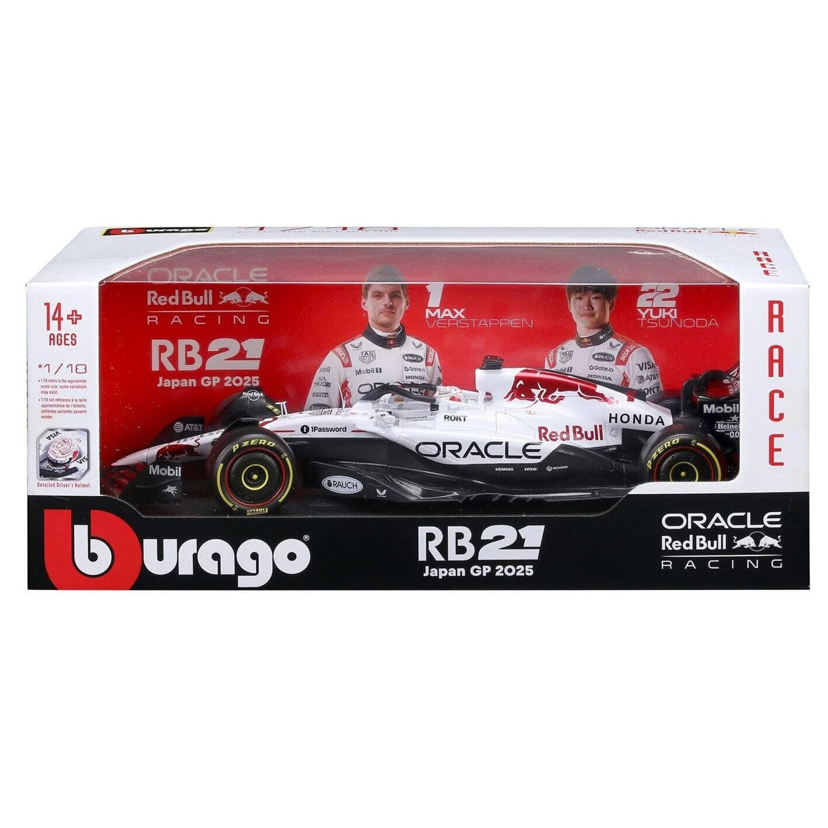 Oracle Red Bull Racing RB21-1:18 Scale