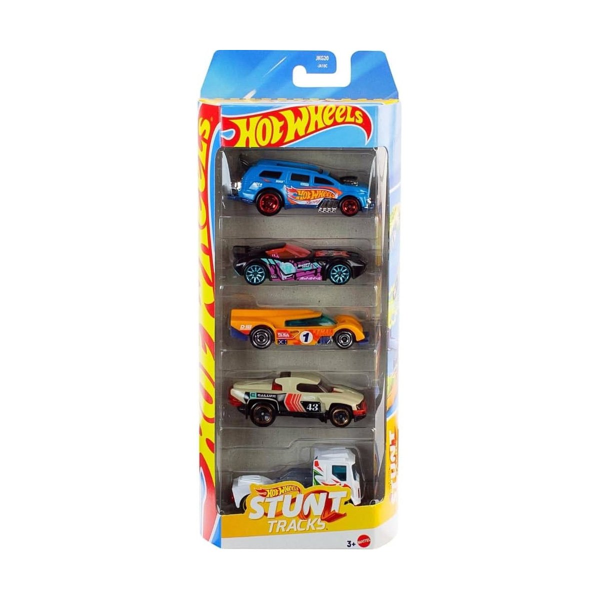 Hot Wheels Stunt Tracks 5-Car Set