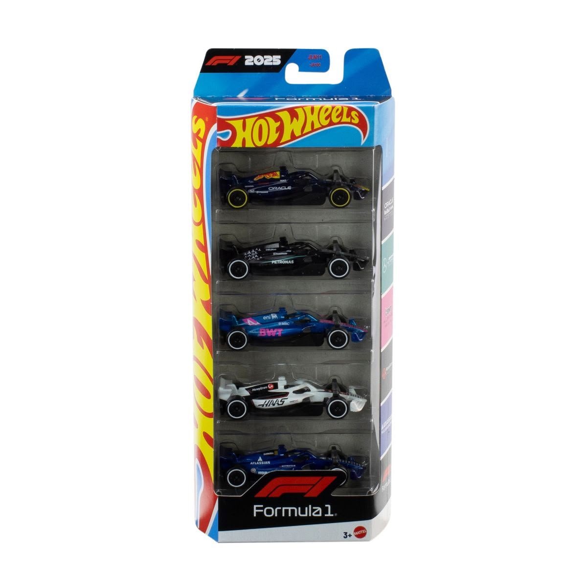 F1 HOTWHEELS 5 PACK